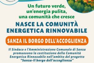 sanza comunità energetica rinnovabile
