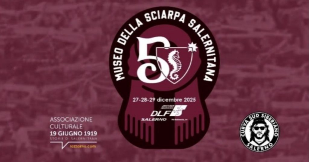 museo sciarpa granata salerno inaugurazione 27 dicembre