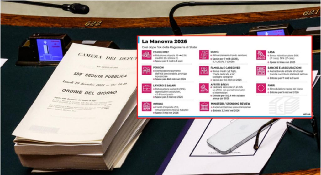 manovra 2026 cosa cambia pensioni stipendi bonus tasse