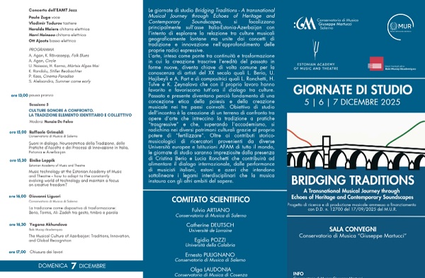 conservatorio salerno Bridging traditions