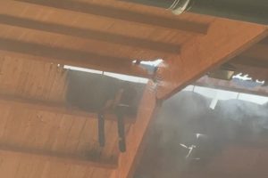 Agropoli incendio PalaDiConcilio