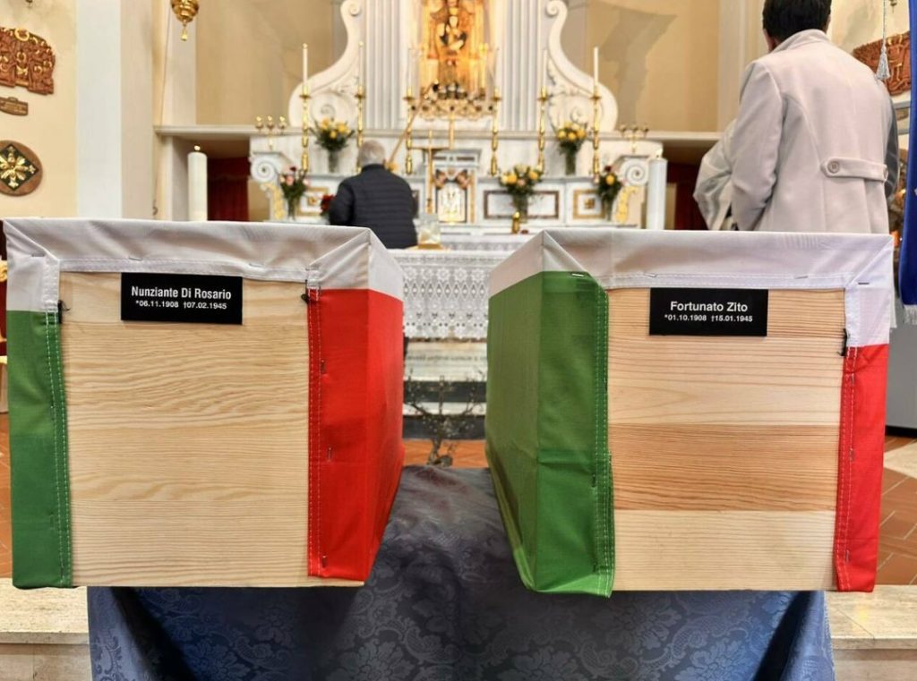 serre commemorazione ritorno spoglie soldati seconda guerra mondiale