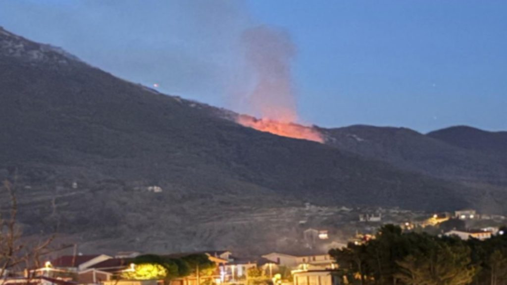 trentinara incendio monte vesole 30 dicembre