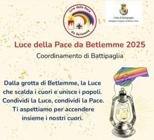 luce pace betlemme battipaglia 13 dicembre