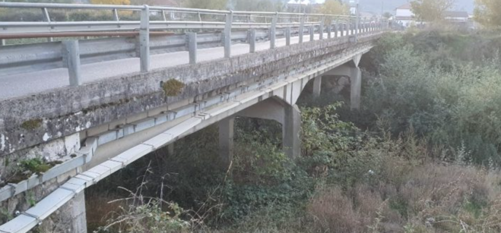 Ponte Tanagro Padula lavori