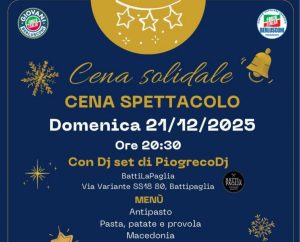 cena spettacolo battipaglia giovani forza italia