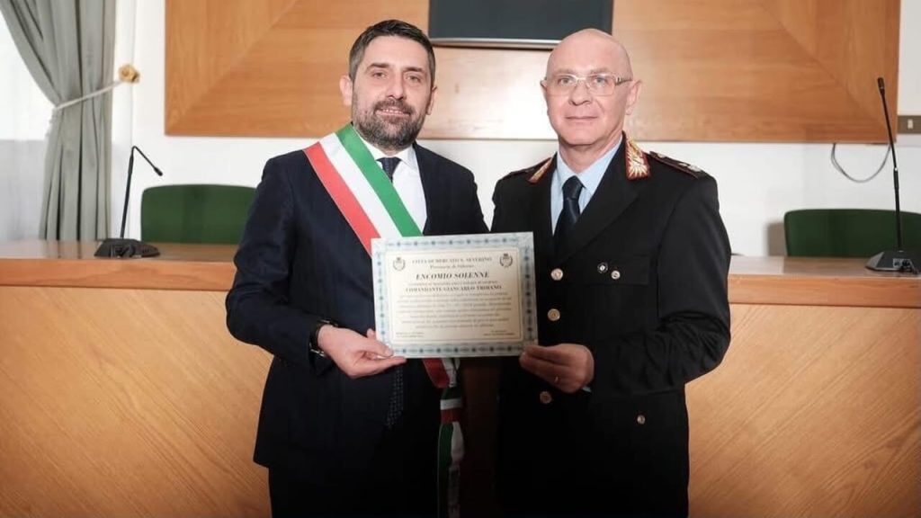 mercato san severino encomio polizia municipale carabinieri
