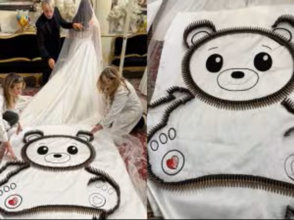 abito sposa proiettili omaggio della corte femiano morti napoli