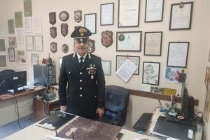 brigadiere giuseppe borneo lascia arma carabinieri saluto golfo policastro