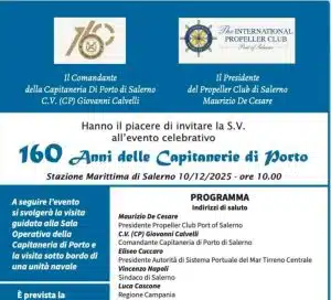 160 anni capitaneria porto salerno
