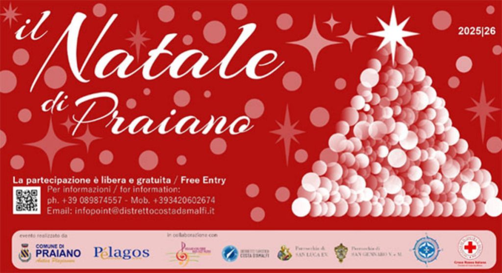 natale praiano 2025 programma completo