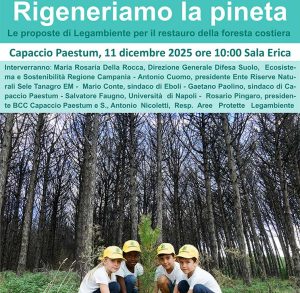 rigeneriamo pineta capaccio paestum convegno