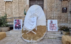 bari presepe senza gesù bambino guerre