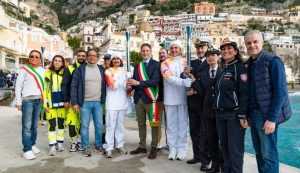 positano fiamma olimpica oggi 22 dicembre