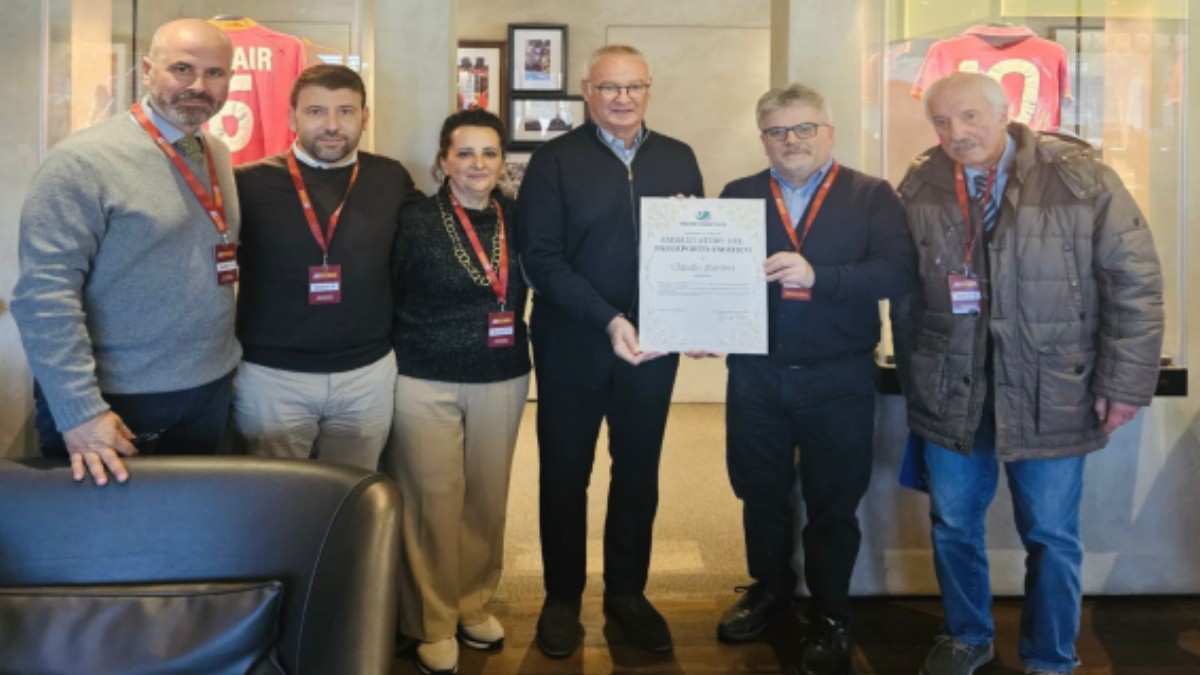 claudio ranieri ambasciatore passaporto ematico fondazione polito castellabate