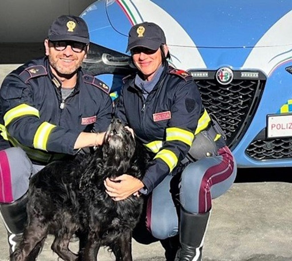 cane salvato Battipaglia Eboli