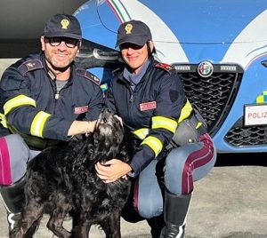 cane salvato Battipaglia Eboli