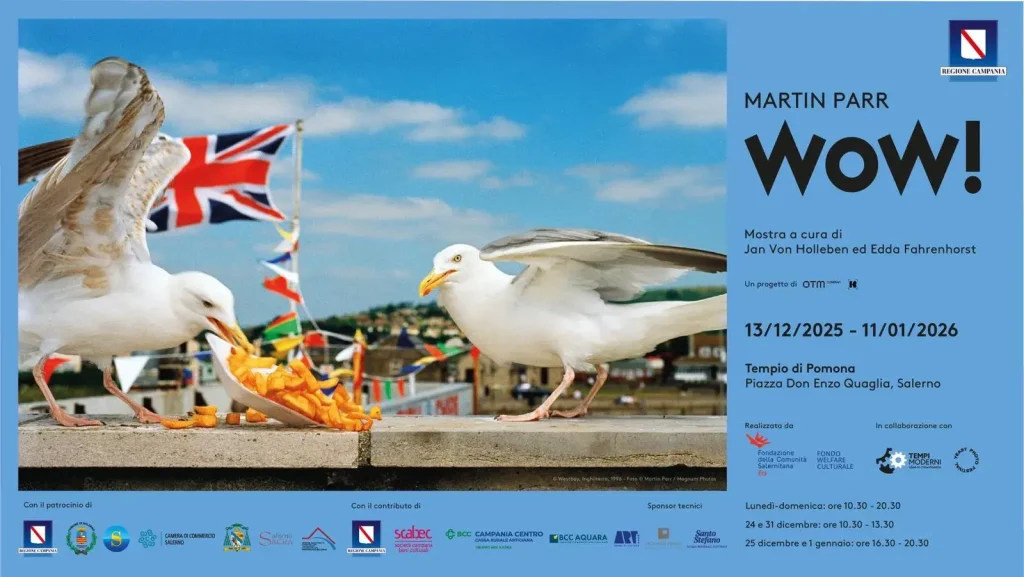 Salerno, prorogata fino al 30 gennaio la mostra “Wow!” di Martin Parr