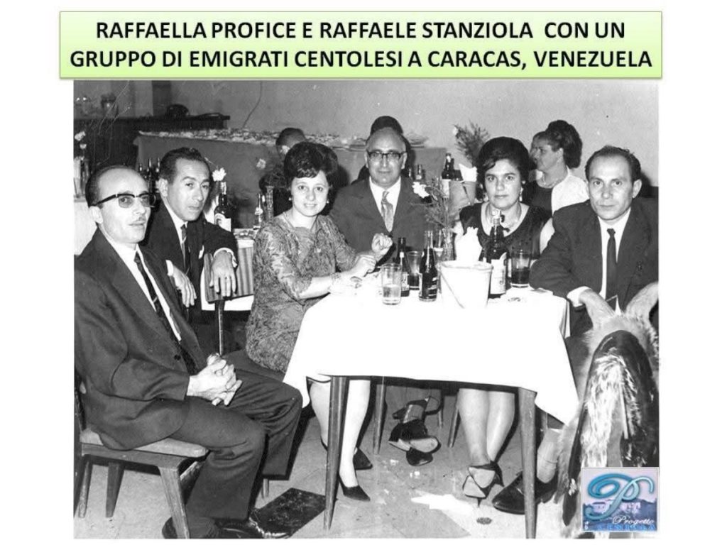 centola caracas foto storia emigrazione