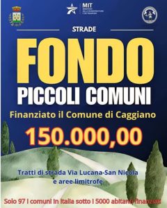 finanziamento caggiano sicurezza stradale