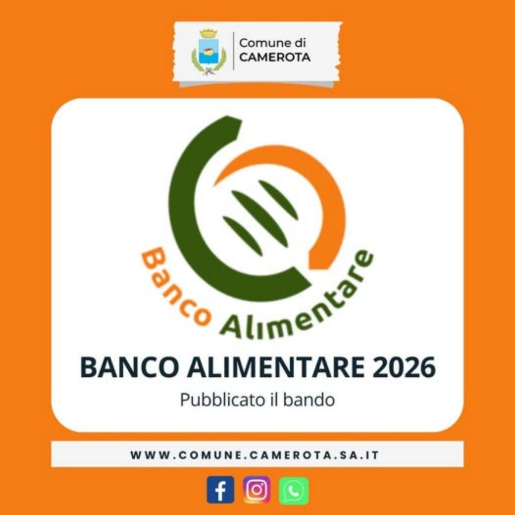 banco alimentare camerota 2026