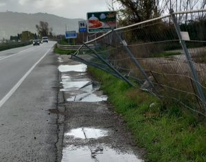 Cilento, danni e disagi lungo la costa per vento forte