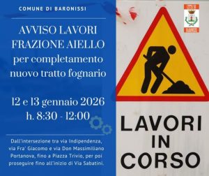 baronissi nuovo tratto fognario quasi completo