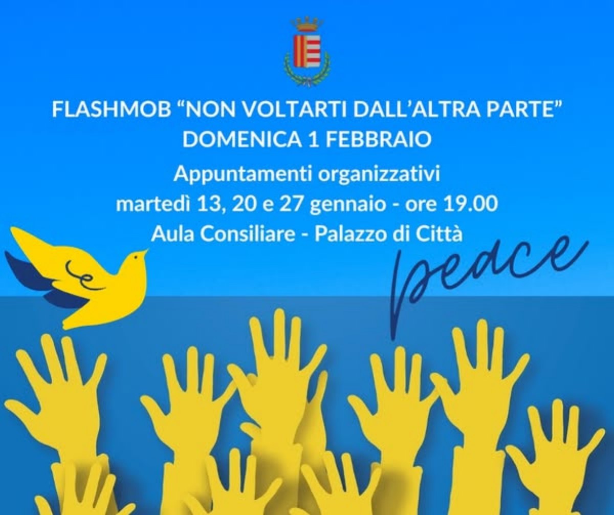 cava de tirreni flashmob non voltarti altra parte 1 febbraio