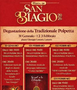 castel san giorgio festa san biagio 2026 lanzara