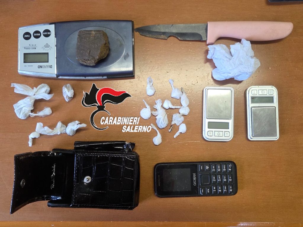 Pontecagnano minorenne arresto spaccio