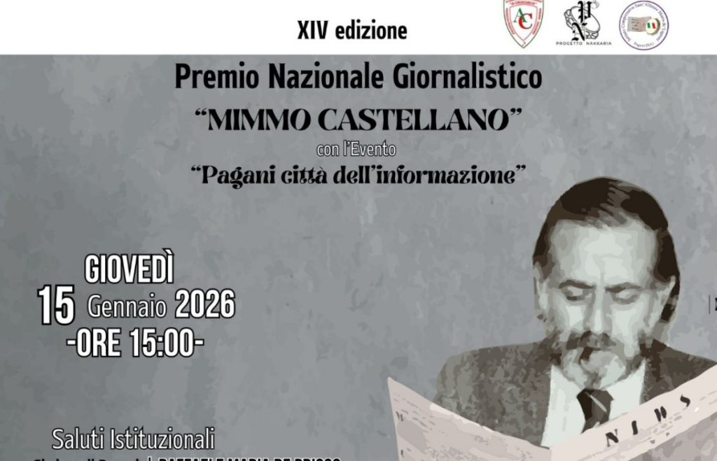 premio mimmo castellano 2026 pagani