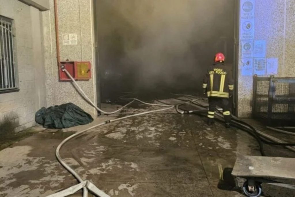 incendio giffoni valle piana 6 gennaio