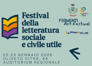 Oliveto Citra inaugura la prima edizione del “Festival della Letteratura Sociale e Civile utile”