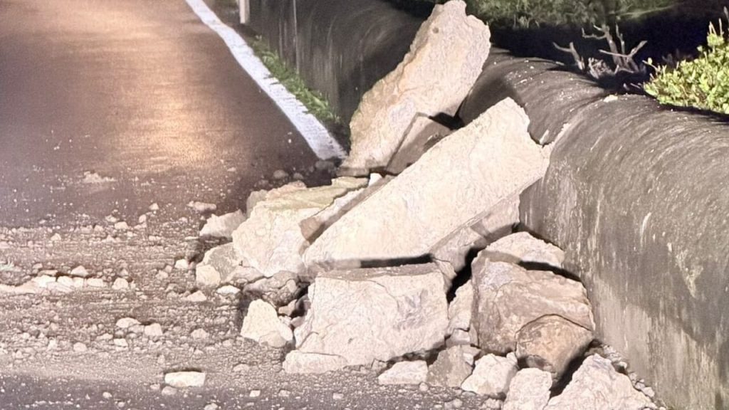 statale amalfitana frana maiori sopralluoghi