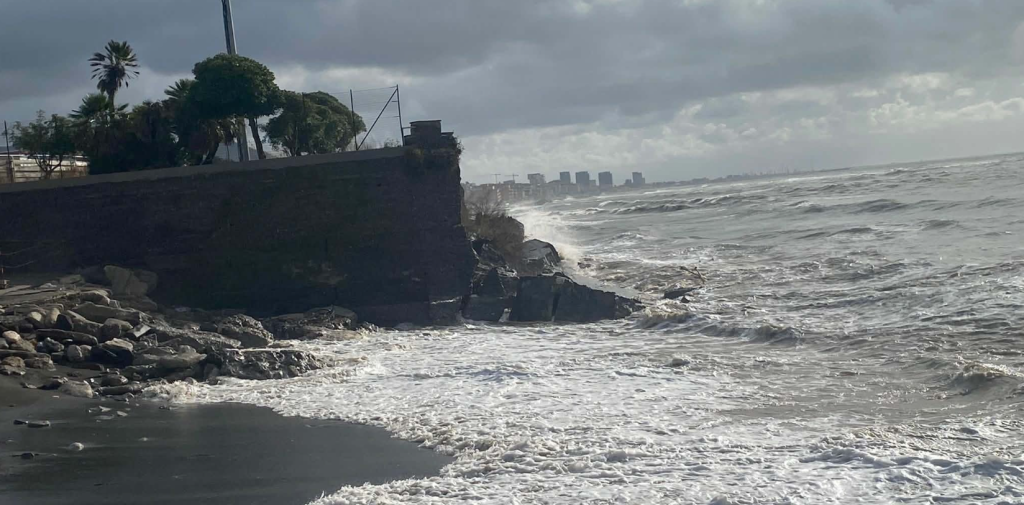 pattinodromo Torrione crollato muro