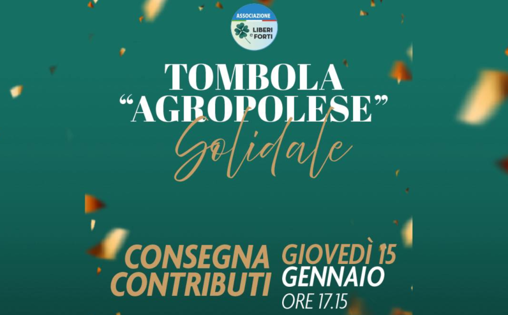 Agropoli tombola solidale