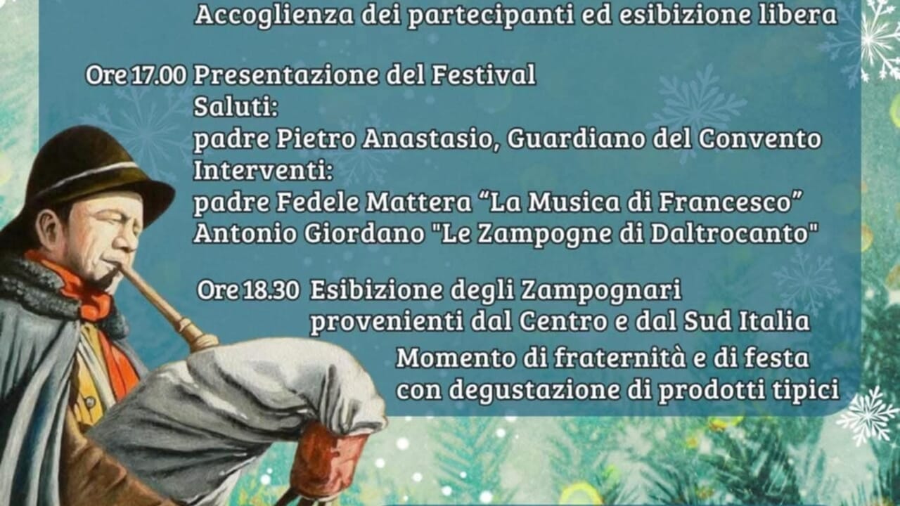 cava de tirreni festival zampogne 10 gennaio