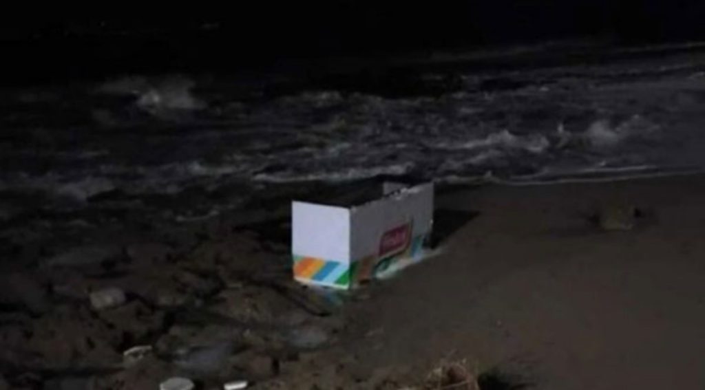 congelatore mareggiate castellabate 11 gennaio