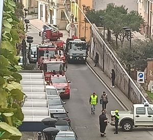 incendio mansarda olevano sul tusciano 24 gennaio