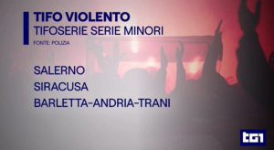 ccsc salerno tg1 servizio tifo violento